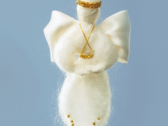 Набор для валяния В-28 Ангел, дарящий свет, Чаривна мыть Набор для валяния В-28 Ангел, дарящий свет, Чаривна мыть