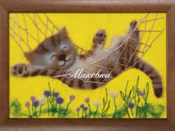 Набор для валяния картины В-88 Удовольствие, Чаривна мыть