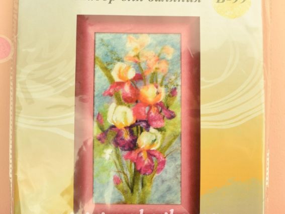 Набір для творчості. Валяння картини Вовняна акварель В-99 Витонченість, Чарівна мити