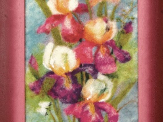 Набір для творчості. Валяння картини Вовняна акварель В-99 Витонченість, Чарівна мити