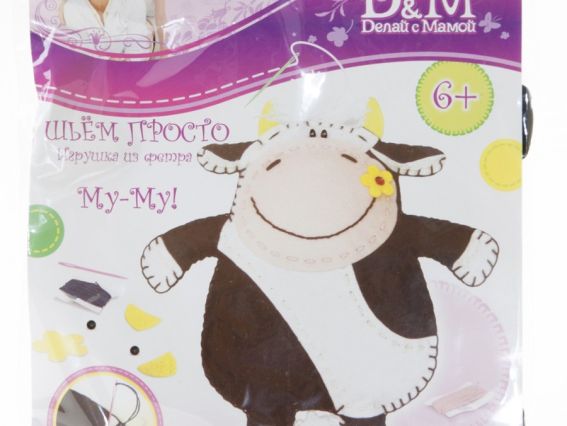 Набор Шьем игрушку Му-Му, D&M, 10018 Набор Шьем игрушку Му-Му, D&M, 10018