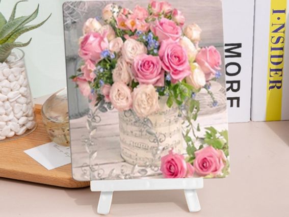 Картина стразами 5D , 177078, Музика квітів Go to Art 21х25см Діамантові ручки, підставка JA28549