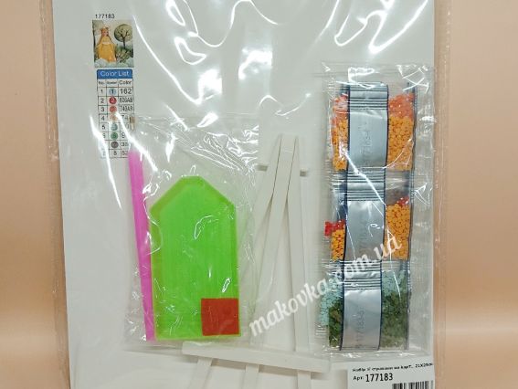 Картина стразами 5D 177183 Весенняя фея Худ. Сивер, 21х25см Go to Art, на подставке