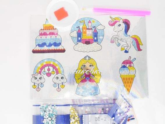 Набор наклеек Розовые мечты, Go to Art, 177216 набор для творчества со стразами 