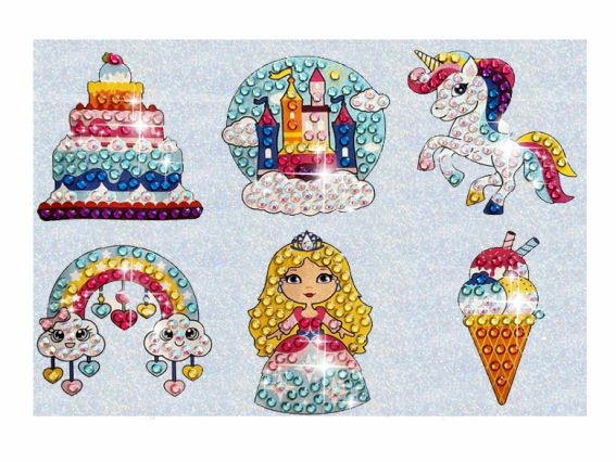 Наліпки 177216 Рожеві мрії 21х15 см Діамантові ручки Go to Art