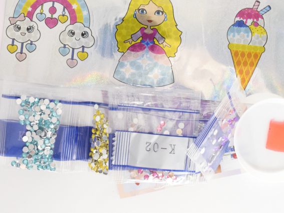 Наліпки 177216 Рожеві мрії 21х15 см Діамантові ручки Go to Art