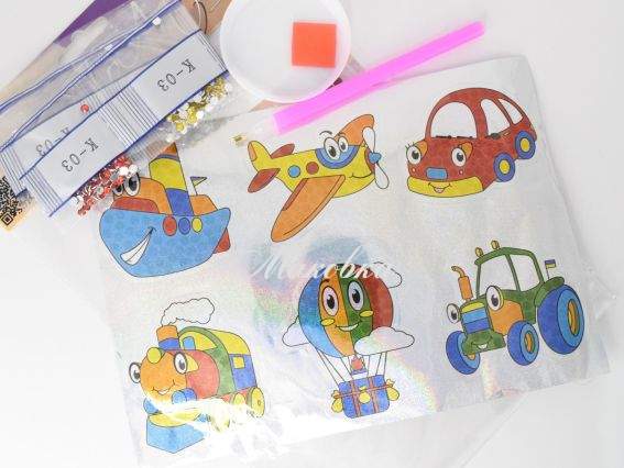 Наклейка На земле, на воде, в небе, Go to Art, 177217 набор для творчества со стразами 