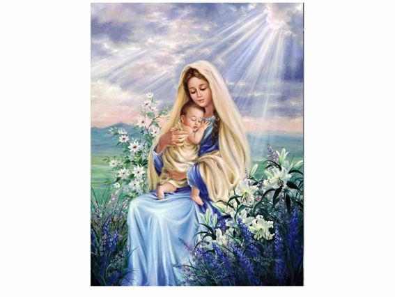 Картина стразами Світло любові, 177303 Go to Art Діамантові ручки на підрамнику