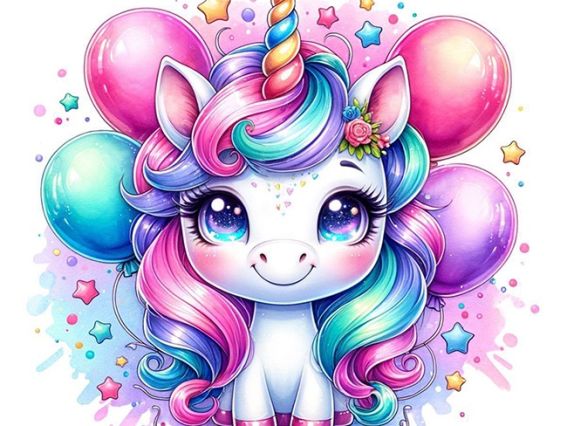 Набір діамантова мозаїка Єдиноріжка, 11*10 см Go to Art 177412