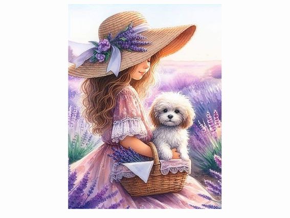 Картина стразами Лавандовая мечта, 177418 Go to Art Диамантовые ручки на подрамнике