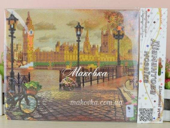 JA21098 Біля Темзи, Діамантові ручки, 178184 набір для творчості зі стразами 5D JA21098 Біля Темзи, Діамантові ручки, 178184 набір для творчості зі стразами 5D