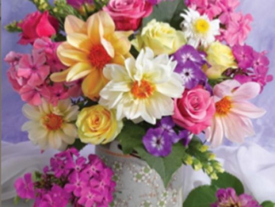 Картина стразами 5D 178189 Завжди прекрасні  21х25см Діамантові ручки, підставка  JA21153