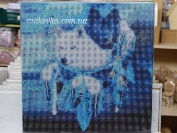 Картина стразами MЕ25189 Ловець снів, набір 178230 Діамантові ручки