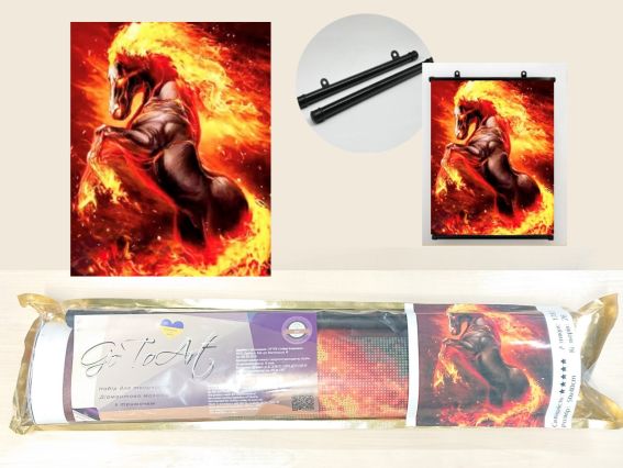 Крізь вогонь 178287т набір для творчості зі стразами Go to Art Крізь вогонь 178287т набір для творчості зі стразами Go to Art