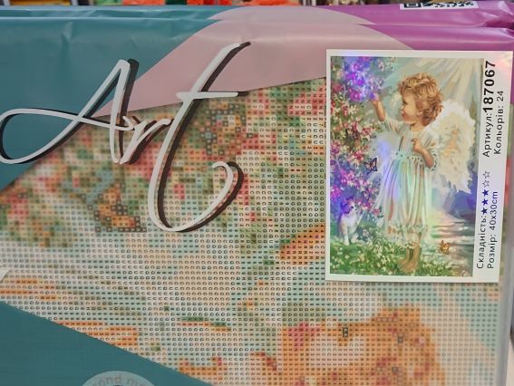 Весняне янголятко 187067 набір для творчості зі стразами Go to Art