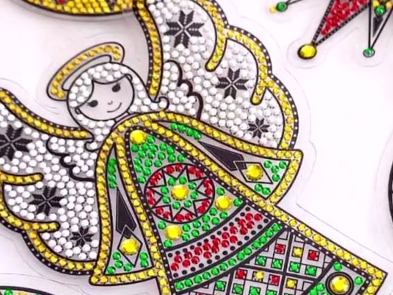 187128 Рождественские украшения Ukrainian Christmas , Go to Art диамантовая мозаика