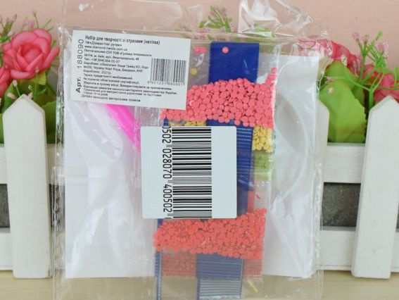 188090 Наклейка Тюльпаны, 10х8 см набор для творчества со стразами  Диамантовые ручки