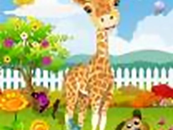 Картина стразами 5D Жирафчик Go to Art 21х25см 188314 Діамантові ручки