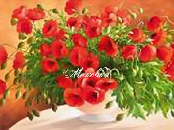 JA20963 Маки, Диамантовые ручки, 188325 набор для творчества со стразами 5D  JA20963 Маки, Диамантовые ручки, 188325 набор для творчества со стразами 5D 