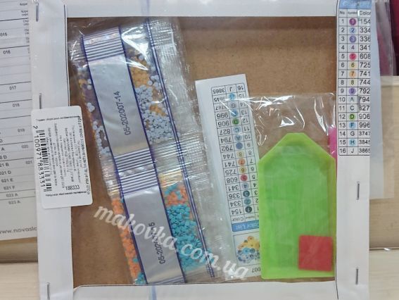 Картина стразами Квітуче серце, 188333 Go to Art Діамантові ручки на підрамнику