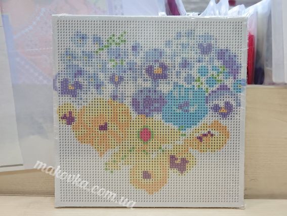 Картина стразами Квітуче серце, 188333 Go to Art Діамантові ручки на підрамнику