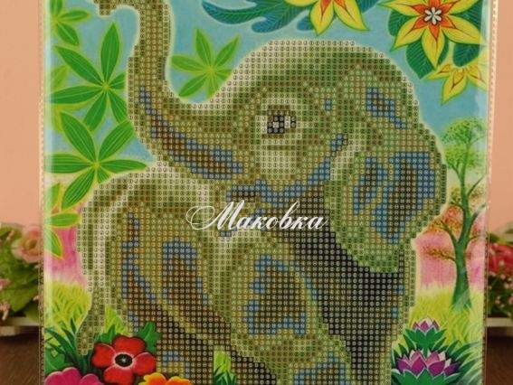 188342 Веселе слоненя, Діамантові ручки, набір для творчості зі стразами 5D 188342 Веселе слоненя, Діамантові ручки, набір для творчості зі стразами 5D