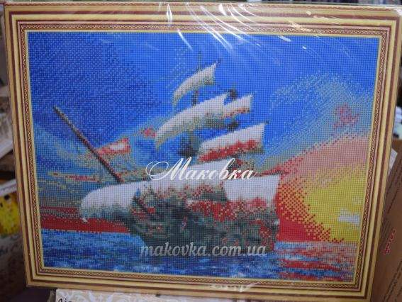 GА7021 Вітрила надії , набор для творчества со стразами 188503 Диамантовые ручки GА7021 Вітрила надії , набор для творчества со стразами 188503 Диамантовые ручки