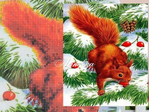 Допитлива білочка Діамантові ручки, 188530 набір для творчості зі стразами 5D  Допитлива білочка Діамантові ручки, 188530 набір для творчості зі стразами 5D 