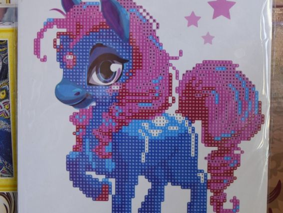 Веселий поні Діамантові ручки, 188536 набір для творчості зі стразами 5D