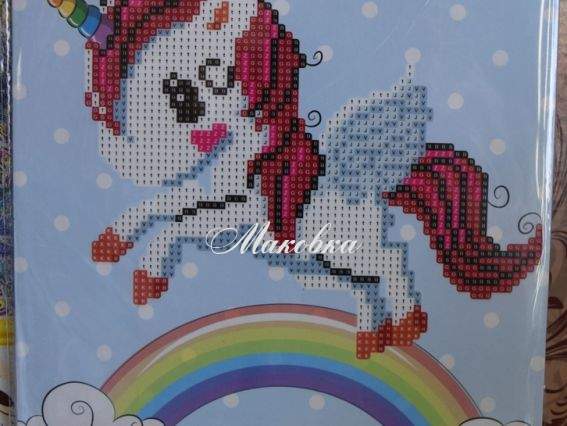 Прогулянка веселкою Диамантовые ручки, 188537 набор для творчества со стразами 5D Прогулянка веселкою Диамантовые ручки, 188537 набор для творчества со стразами 5D