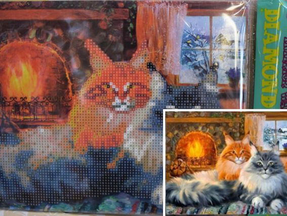 Пухнасті господарі Диамантовые ручки, 188654 набор для творчества со стразами 5D   JA21122