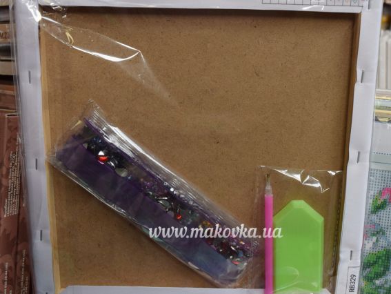 Картина стразами Візерунок R8329, набор 188679 Діамантові ручки