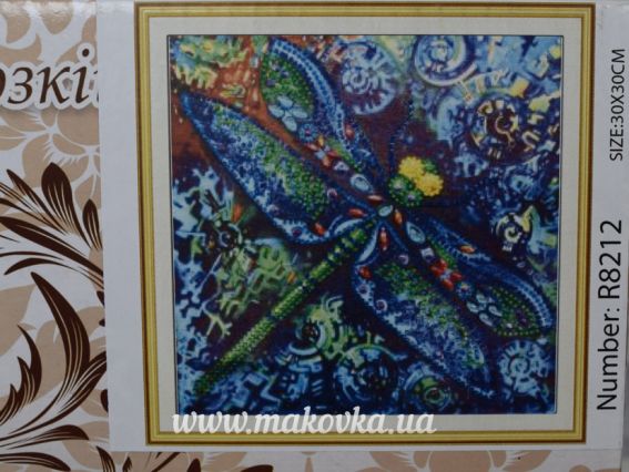 Картина стразами Бабка R8212, набор 188680 Діамантові ручки