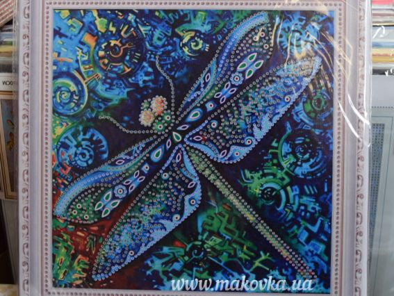 Стрекоза, 188680 набор для творчества со стразами Диамантовые ручки