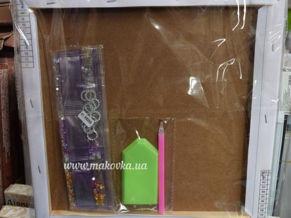 Картина стразами Єдиноріг R8269, набор 188686 Діамантові ручки