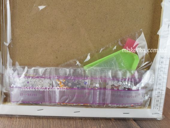 Картина стразами Сонце і місяць R8340 , набір 188744 Діамантові ручки