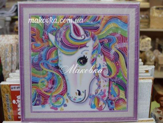 R8405 Райдужний кінь, набір для творчості зі стразами 188748 Діамантові ручки R8405 Райдужний кінь, набір для творчості зі стразами 188748 Діамантові ручки