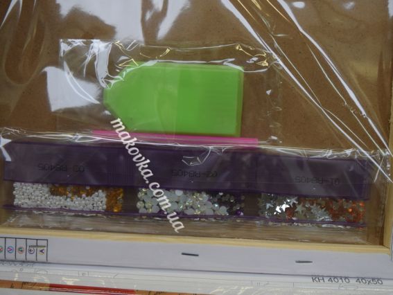 Картина стразами Райдужний кінь R8405, набор 188748 Діамантові ручки