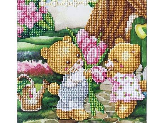 Перший букетик Діамантові ручки, 188788 набір для творчості зі стразами 5D  Перший букетик Діамантові ручки, 188788 набір для творчості зі стразами 5D