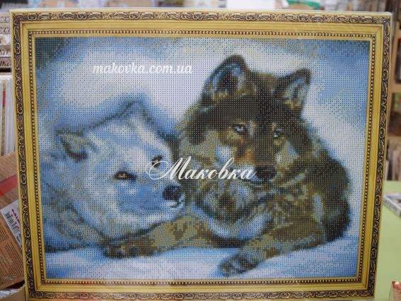 GА72749 Идиллия (волки), набор для творчества со стразами 188886 Диамантовые ручки GА72749 Идиллия (волки), набор для творчества со стразами 188886 Диамантовые ручки