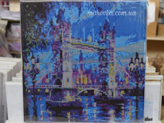 Картина стразами ME20190 Тауерський міст, набір 188924 Діамантові ручки