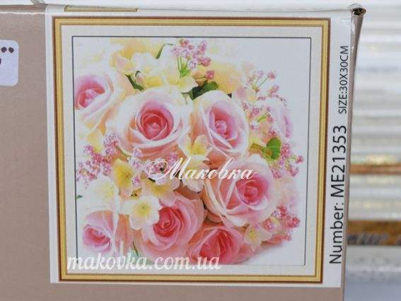 MЕ21353 Трояндова ніжність, набор для творчества со стразами 188945 Діамантові ручки MЕ21353 Трояндова ніжність, набор для творчества со стразами 188945 Діамантові ручки