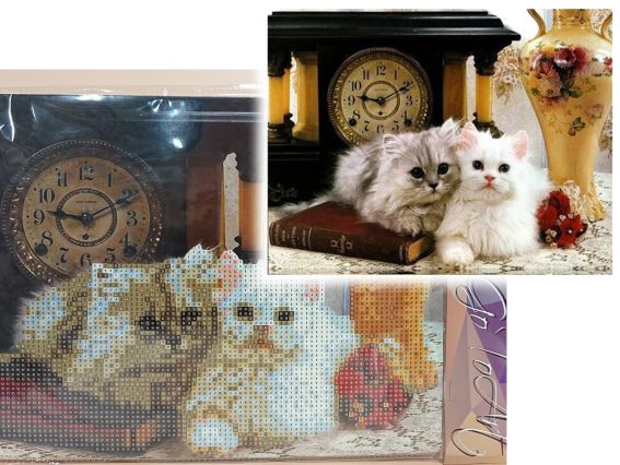 Пушистые друзья Go to Art, 189045 набор для творчества со стразами 5D 