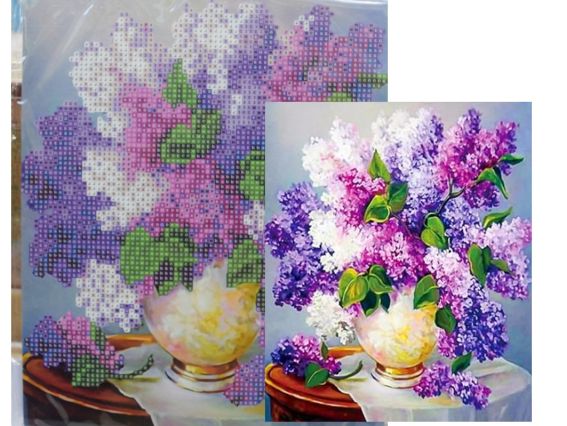 Сирень Диамантовые ручки, 189066 набор для творчества со стразами 5D 