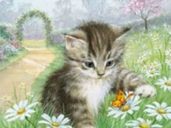 Картина стразами Давай дружити, набір 189226 Go to Art Діамантові ручки на підрамнику