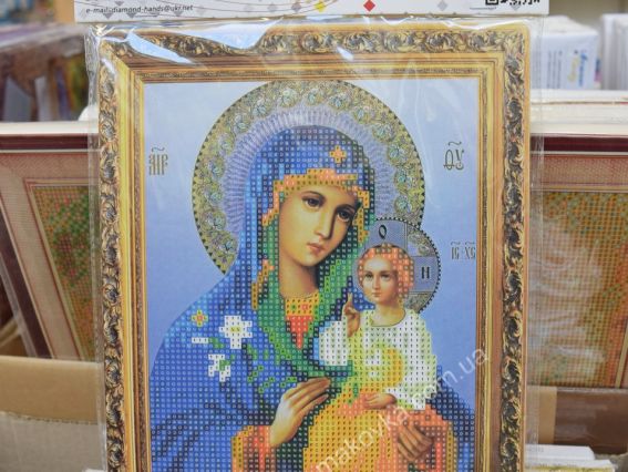 Картина стразами 5D 189355 Невянучий цвіт  21х25см Діамантові ручки, Go to Art, підставка  JA21143