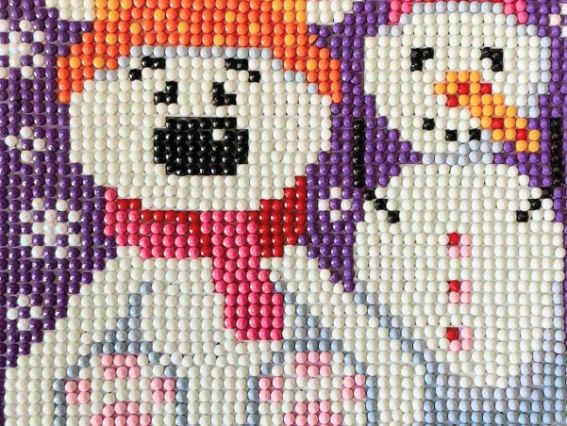 189415 Наклейка На севере (белый медведь), 16*14 см алмазная мозайка Go to Art