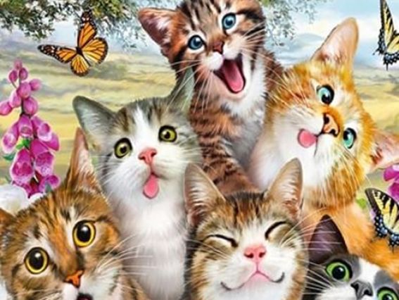 Картина стразами 189466 Веселий хор Go to Art Діамантові ручки на підрамнику