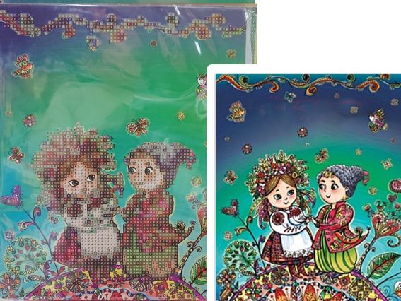 Щирі побажання Go to Art, 1189585 набір для творчості зі стразами 5D  Щирі побажання Go to Art, 1189585 набір для творчості зі стразами 5D 