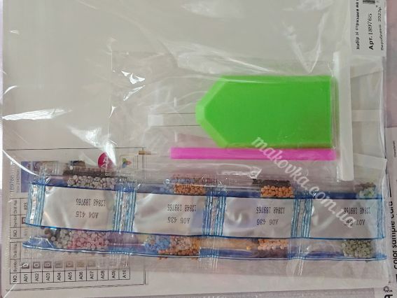 Картина стразами 5D 189765 Різдво Худ. Старовойтова 21х25см Go to Art, на підставці 